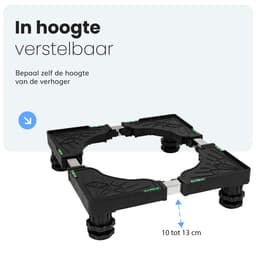 Wasmachine Verhoger - Geschikt voor Droger, Koelkast, Vaatwasser en Vriezer - Wasmachine Kast - Opbouwmeubel - Verstelbaar - Luft — thumbnail 5