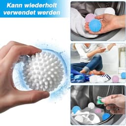 Set van 12 Herbruikbare Drogerballen voor Kleding — thumbnail 4