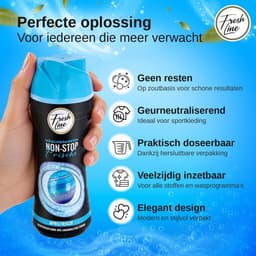 Fresh Line® - Wasverfrisser (3 pack) - Katoen Fris - Wasparfum - Geurparels - 3 x 300 g — thumbnail 2