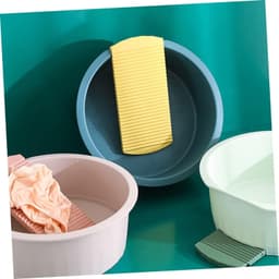 1set Wasbord Voor Handwas Van Kleding Dikke Wasbak Met Antislip Ontwerp Voor Huishoudelijk Gebruik Studenten Compact Duurzaam Voor Kleding — thumbnail 2