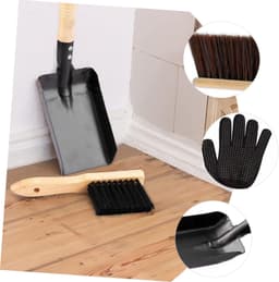 1set Handveger Schep Voor Haardreiniging Handvat Brandwerende Handschoenen Voor Haard Kachelonderhoud — thumbnail 2
