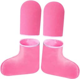 1set Paraffine Was Handschoenen Voetbooties Voor Hydratatie Warmtebehandeling Voor Thuis Salon Comfortabele Therapie Voor Hand Voetverzorging — thumbnail 1