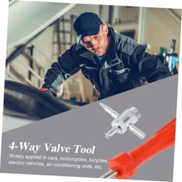 1set Delige Ventielkern Verwijder Tool Multifunctionele Auto Accessoires Voor Bandenreparatie Airconditioning Spool Ergonomisch Ontwerp Lichtgewicht Voor Gemakkelijk Gebruik — thumbnail 3