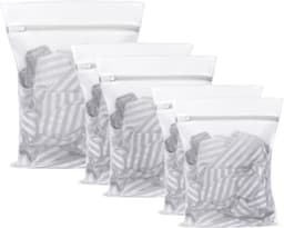Wasnetten voor de wasmachine - 5 delige set voor delicate kleding, sokken, ondergoed en babykleding — thumbnail 1