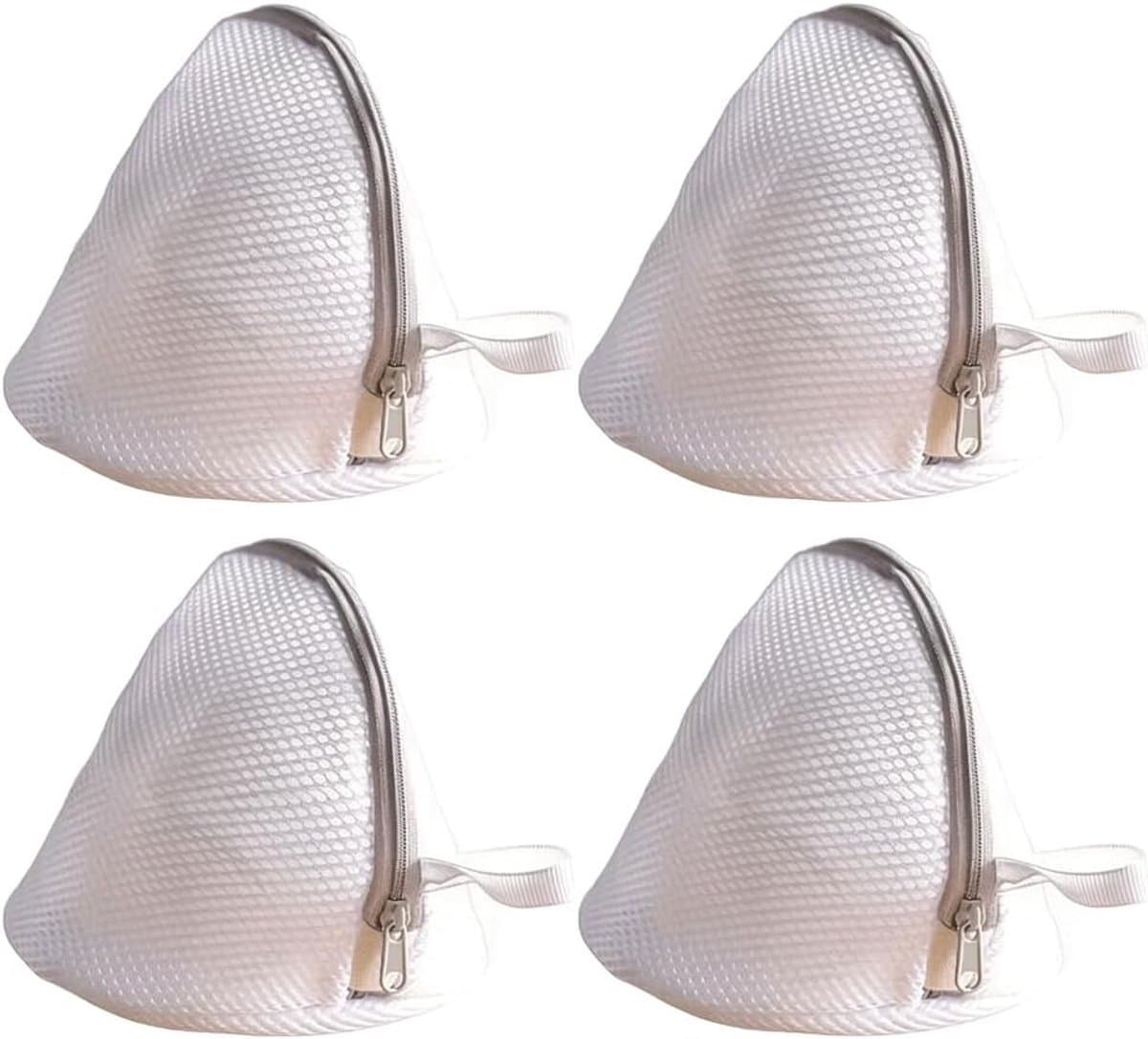 4 Wasnetten voor de Wasmachine, Dikke Netten, 18 x 19 cm, Ondersteuning voor Kleding en Delicate Items — afbeelding 1