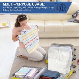 Grote wasnet voor delicate kleding, ideaal voor het beschermen van stoffen tijdens het wassen — thumbnail 5