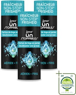 3 x Lenor Unstoppables - Geurbooster - Fris - 13 Wasbeurten - Grootverpakking - Geurbooster - Frisheid - Citrusgeur - Fruitige Geur - Bloemige Geur — thumbnail 1