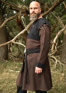 Middeleeuwse tuniek Bent met afneembare mouwen - middeleeuwse kleding - Viking - LARP - hemd - kostuum - katoen — thumbnail 5