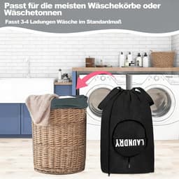 Vouwbare Waszak 48 x 51 cm, Waterdichte Tas voor Vuile Was, Ideaal voor Reizen, Kamperen en Fitness — thumbnail 4