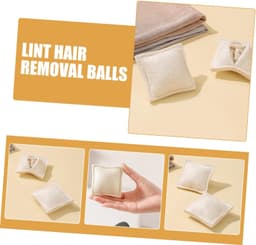 3 stuks Wollen Wasdrogerballen van Huisdierharen Verwijderaar voor Kleding Herbruikbare Efficiënte Lintverwijdering Wasmachine Droger — thumbnail 3