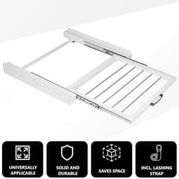 Verbindingsframe Droger Wasmachine - Universeel - Wit - Metaal — thumbnail 2
