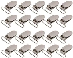 Metalen Clips - Klemmetjes Decoratie - Kleding Versieren - Fijne Afwerking - 20 Stuks - Metaal — thumbnail 4