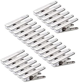 Duurzame roestvrijstalen wasknijpers met grip - 80 stuks voor kleding en handdoeken — thumbnail 1