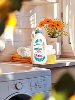 Sanytol - Desinfecterend wasmiddel - Witte bloemen - 2,65 L - Alle soorten linnen, behoudt vezels en kleuren bij alle temperaturen - Bactericide, virusdodend - Geen bleekmiddel — thumbnail 4