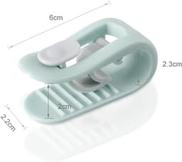 12 stuks Dekbedpinnen - Bed Sheet Holders - Quilt Clips - Dekbedovertrek Clips - Attachment Comforter - Quilt Fixing Clips - Om rommelige lakens te organiseren - Groen — thumbnail 5