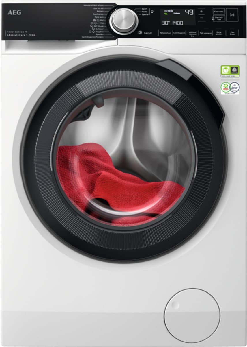 AEG LR9HAMBURG EcoLine 9000 serie Absolutecare® - Wasmachine - 10 kg - Wit — afbeelding 1