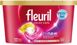 4 x Fleuril - Wasmiddel - Renew Color Caps - Gekleurde Was - 15 wasbeurten - Wasmiddelcapsules - Kleurwas - Wasverzorging - Kleurherstel - Wasformule — thumbnail 2