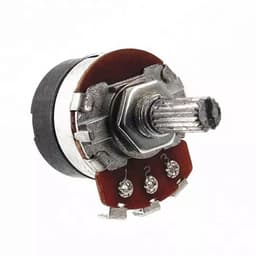 WH138-1 B50K Rotary Potentiometer met Schakelaar – B50K – 6mm As — thumbnail 3