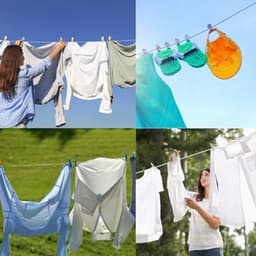 20 meter sterke waslijn voor wandmontage – 2 stuks, extra scheurvast en duurzaam — thumbnail 5