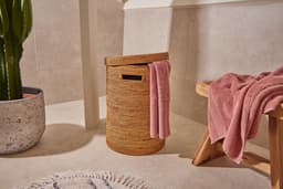 DUA - Atta rieten wasmand - Met deksel - Laundry Basket — thumbnail 3
