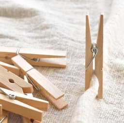 Grote houten wasknijpers - 50 stuks, 7 cm - Ideaal voor knutselen en ophangen — thumbnail 3