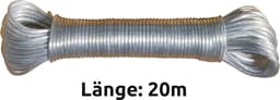 Waslijn 20 meter - Waterdicht, roestvrij en stabiel voor binnen en buiten — thumbnail 2
