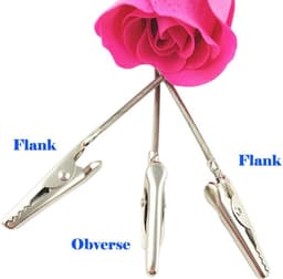 50-pack metalen draad alligator klem - Lange staart ijzeren clip fotohouder - Standaard memoclip — thumbnail 5