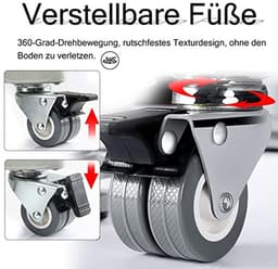 Verstelbare onderkast voor apparaten met wielen en antislip — thumbnail 2