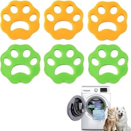 6 pieces herstellende epilator voor huisdieren - anti-haren wasmachine - herbruikbaar voor het verwijderen van haren - huisdier haar reiniging - haar verwijdering. — thumbnail 1
