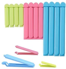 Herbruikbare Voedselzak Clips, Zakafsluiters voor Snacks, 12 Stuks in Meerdere Maten — thumbnail 1