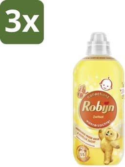 3 x Robijn – Wasverzachter – Zwitsal – 1,1 L - Koffiezetapparaat — thumbnail 1