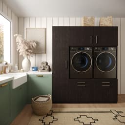 Wasophoogte® Wasmachine Kast Lyon - Wasmachine verhoger - Wasmachine ombouw - 700(D)*1780(B)*2110(H) mm - Zwart — thumbnail 2