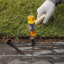 Grondanker - Tuingrondpen - UV-bestendig - 12 cm - Kunststof - Zwart - 50 stuks — thumbnail 3