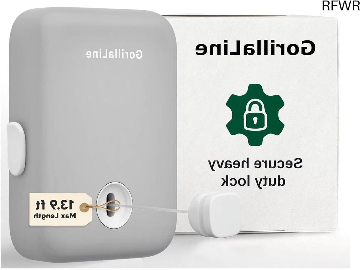 RFWR® Intrekbare waslijn voor binnen en buiten - Heavy Duty kleding drogen met Secure Lock System — afbeelding 1