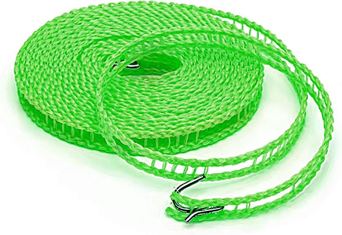 Windproof Outdoor 5m/16.4ft Portable Clothes Drying Rope Nylon Clothes Line String - for Camping Travel Hanger or Home Use — afbeelding 1