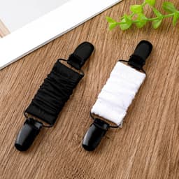 Allecto Plus - 2 Stuks Kleding Clips voor Strakkere Kleding (Zwart + Wit) - Taille Cincher Clip - Reis Hoed Clips — thumbnail 2