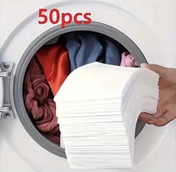Wasdoekjes Kleurstofbestendig – 50 Stuks – Bescherming Kleur & Wit – Zonder Chemie - G2.3 — thumbnail 2