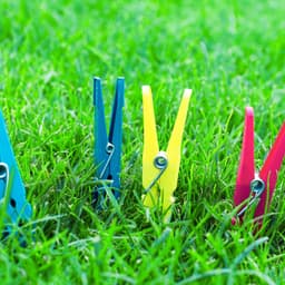 Plasticforte Wasknijpers - 40x stuks - felle kleuren mix - kunststof - 7 cm - Was ophangen — thumbnail 2