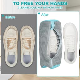 Wasmachine Schoenen Waszak Herbruikbaar – Chenille Reinigingszak voor Sportschoenen en Meubilair — thumbnail 2