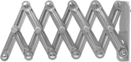 Wandwasdroger - Droogrek - Ruimtebesparend Drogen - Verplaatsbaar Systeem - 90 cm Breed - Grijs — thumbnail 5