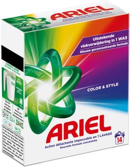 Ariel Snel Oplosbaar Waspoeder Kleur - 6 x 14 Wasbeurten — thumbnail 2