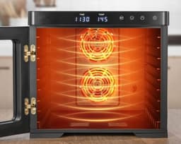 Artronix Serie - Voedseldroger - 1000W - 9 RVS Trays - LCD Display — thumbnail 5
