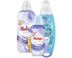 Robijn Wasmiddel + Wasverzachter + Wasparfum Voordeelset – Complete Wasverzorging met Langdurige Geur