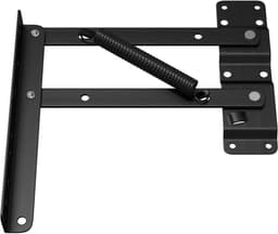 vidaXL - Bedliftmechanisme - 2 - pcs - Zwart - 340 - x - 95 - x - 40 - mm - IJzer — thumbnail 5