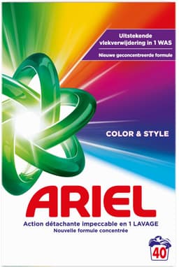 Ariel Waspoeder Color 40 Wasbeurten - 5 x 2 kg - Voordeelverpakking — thumbnail 1