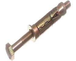 Uitrekanker M12 x 100 mm Zwaar, Gegalvaniseerd Staal, Zeshoek - 2 Stuks