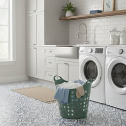Excellent Houseware Flexibele wasmand - groen - 26 liter - kunststof - 40 x 41 cm — thumbnail 3