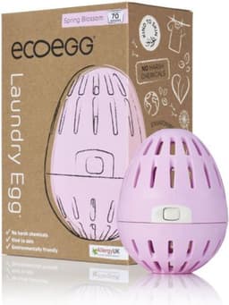 EcoEgg Was ei – Lentebloemen - Wasparels – Navulbaar – Geschikt voor de gevoelige huid – Dermatologisch getest - 70 wasbeurten - Roze — thumbnail 1