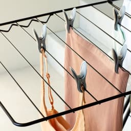 Brabantia Wasknijpers - Kunststof - 8 stuks - Black/Grey — thumbnail 5