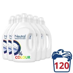 Neutral Vloeibaar Wasmiddel Parfumvrij Kleur - 6 x 20 wasbeurten - Voordeelverpakking — thumbnail 2